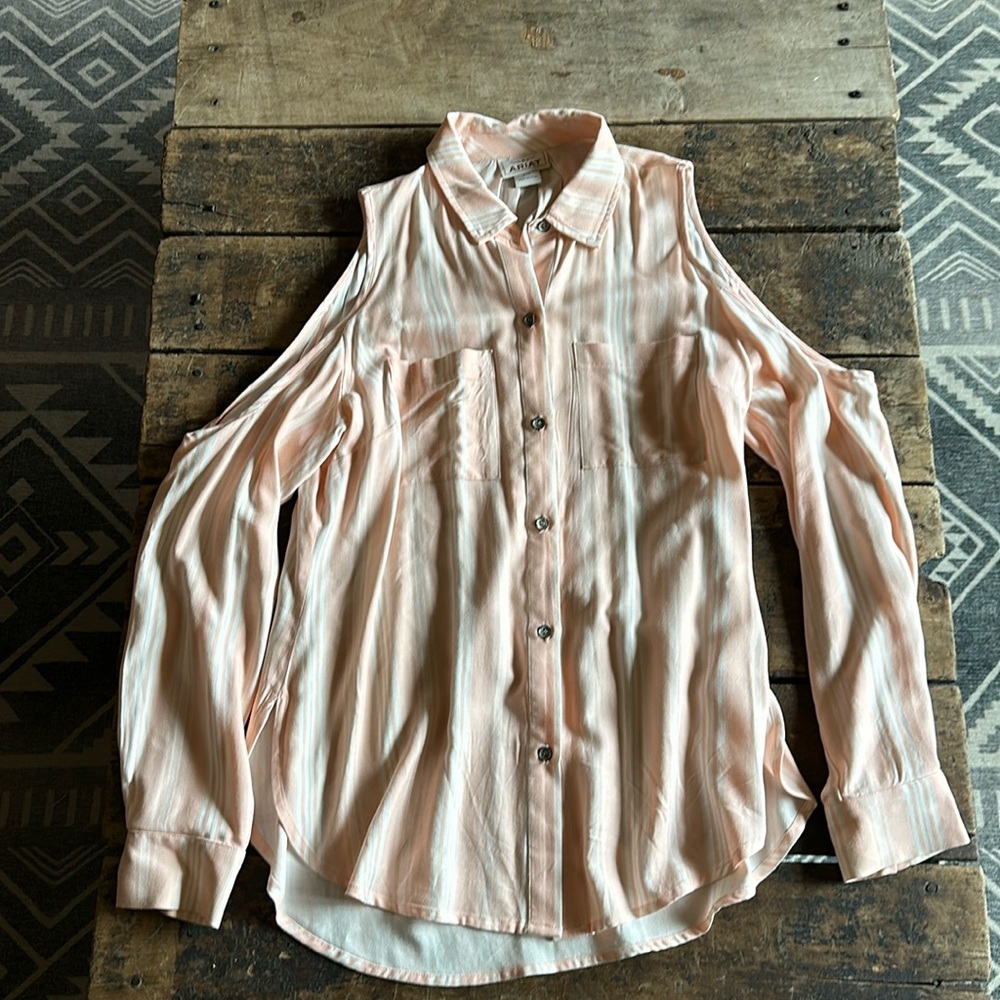 Ariat Cold Shoulder Button Down